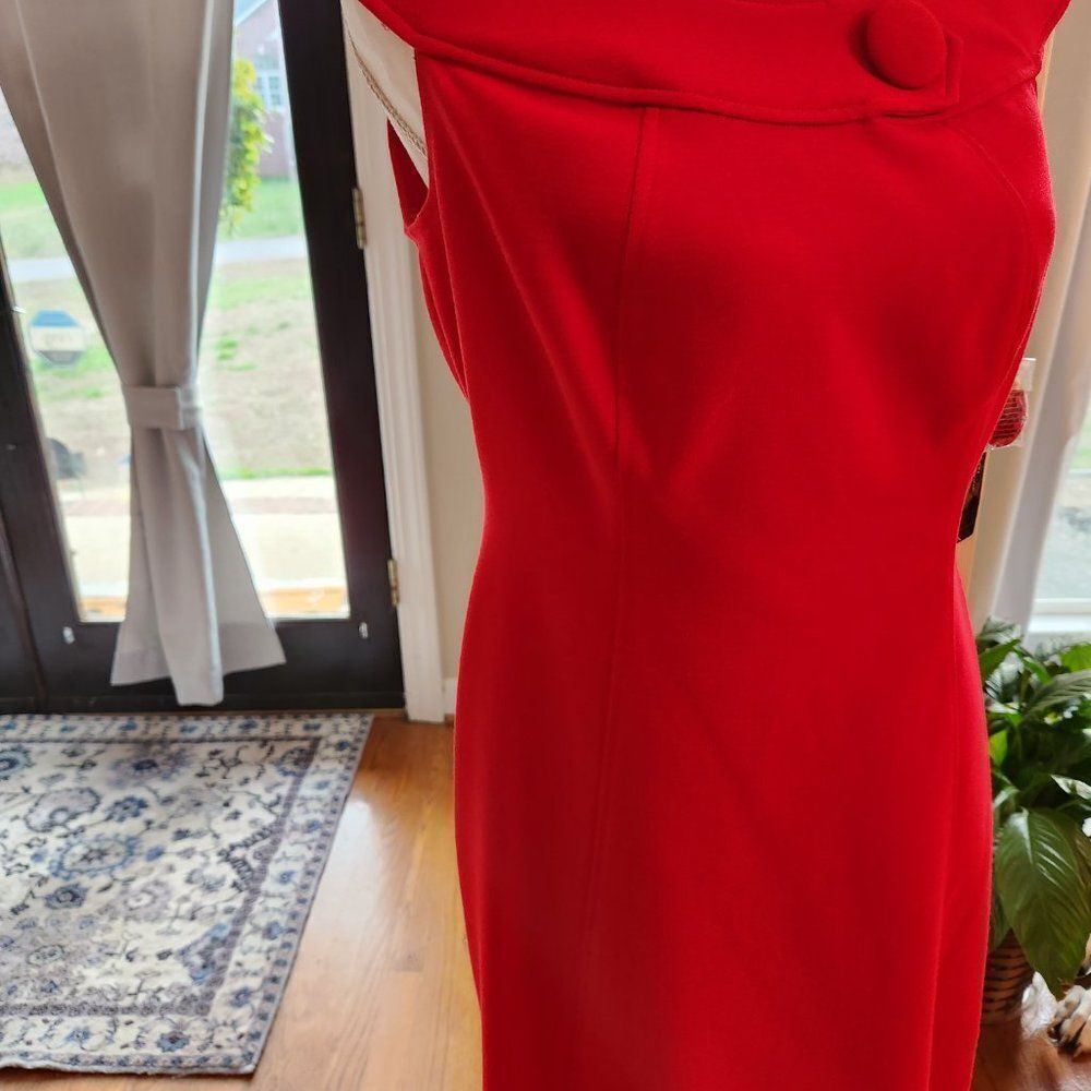 Stunning red sheath dress - NWT - Picture 4 of 15